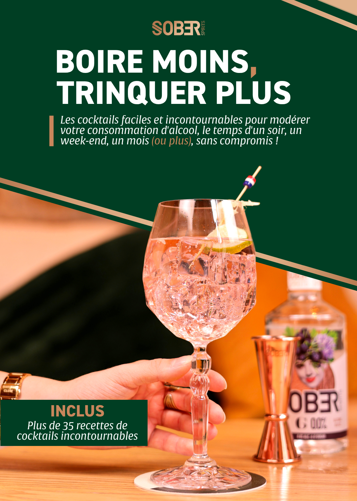 Livret Boire Moins, Trinquer Plus - couverture