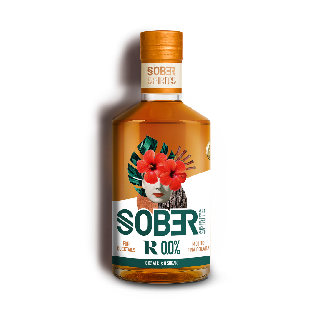 Sober Spirits R 0.0% 500ml - Dealcoholized Rum alternative