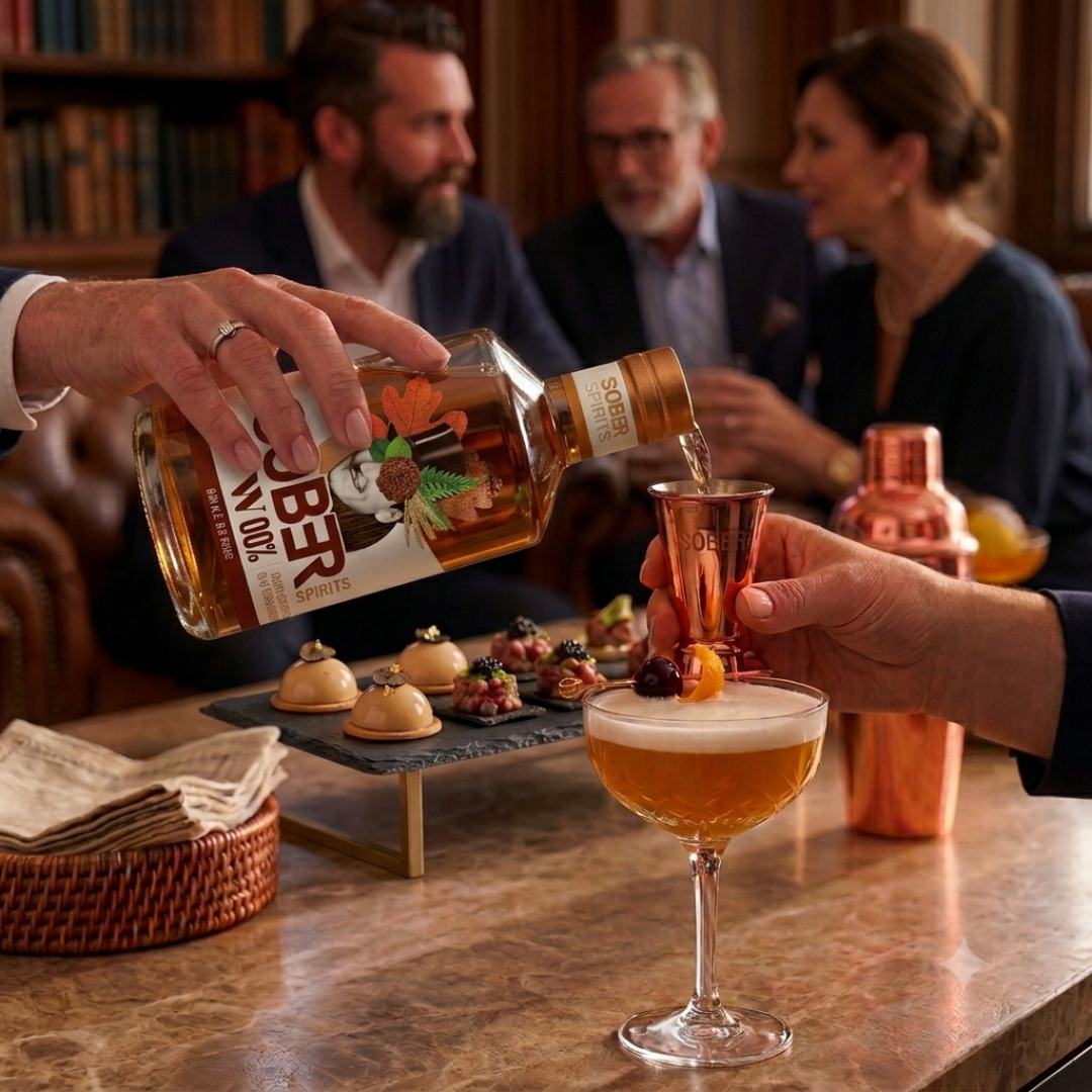 Sober Spirits W 0.0% 500ml - Dealcoholized Bourbon's alternative