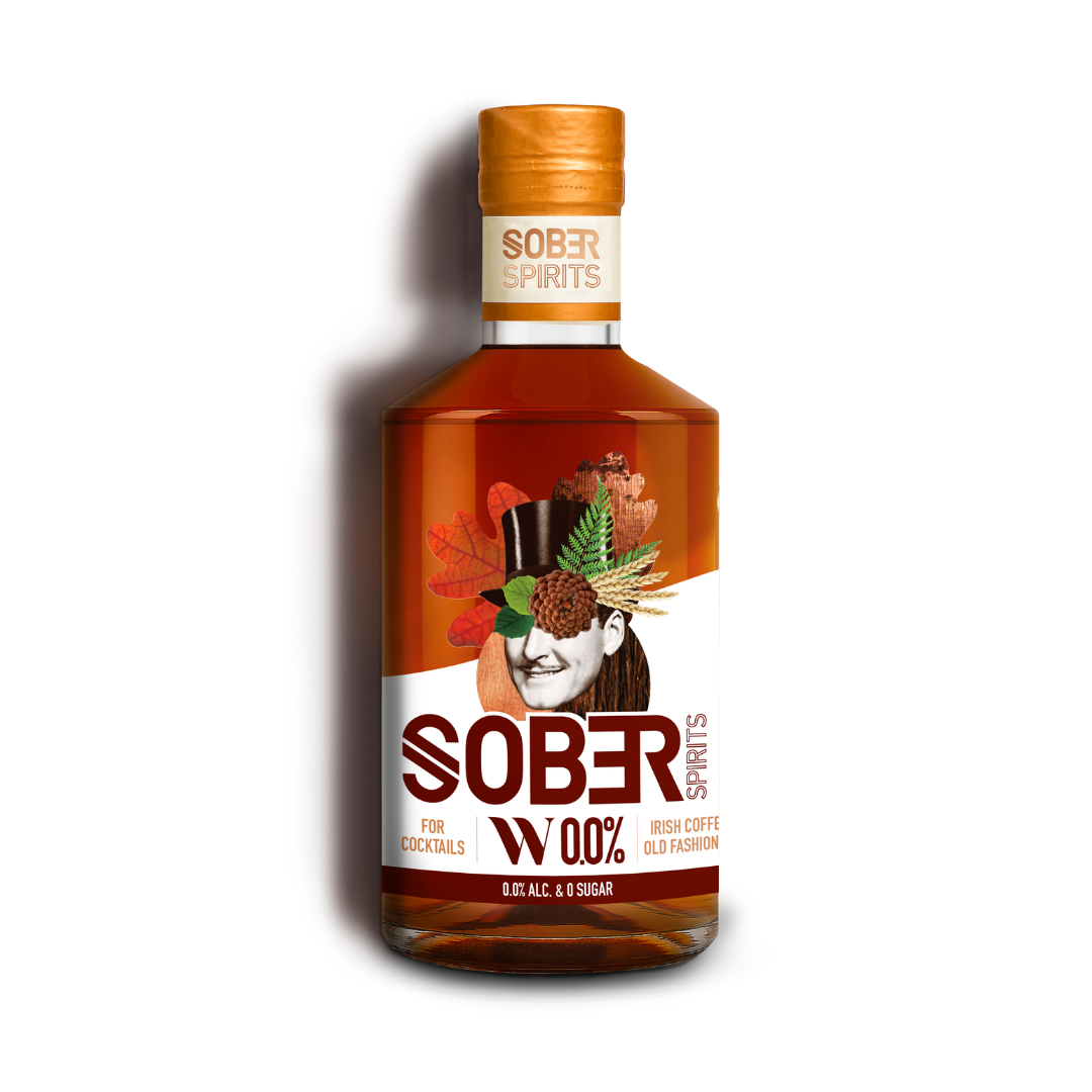 Sober Spirits W 0.0% 500ml - Dealcoholized Bourbon's alternative
