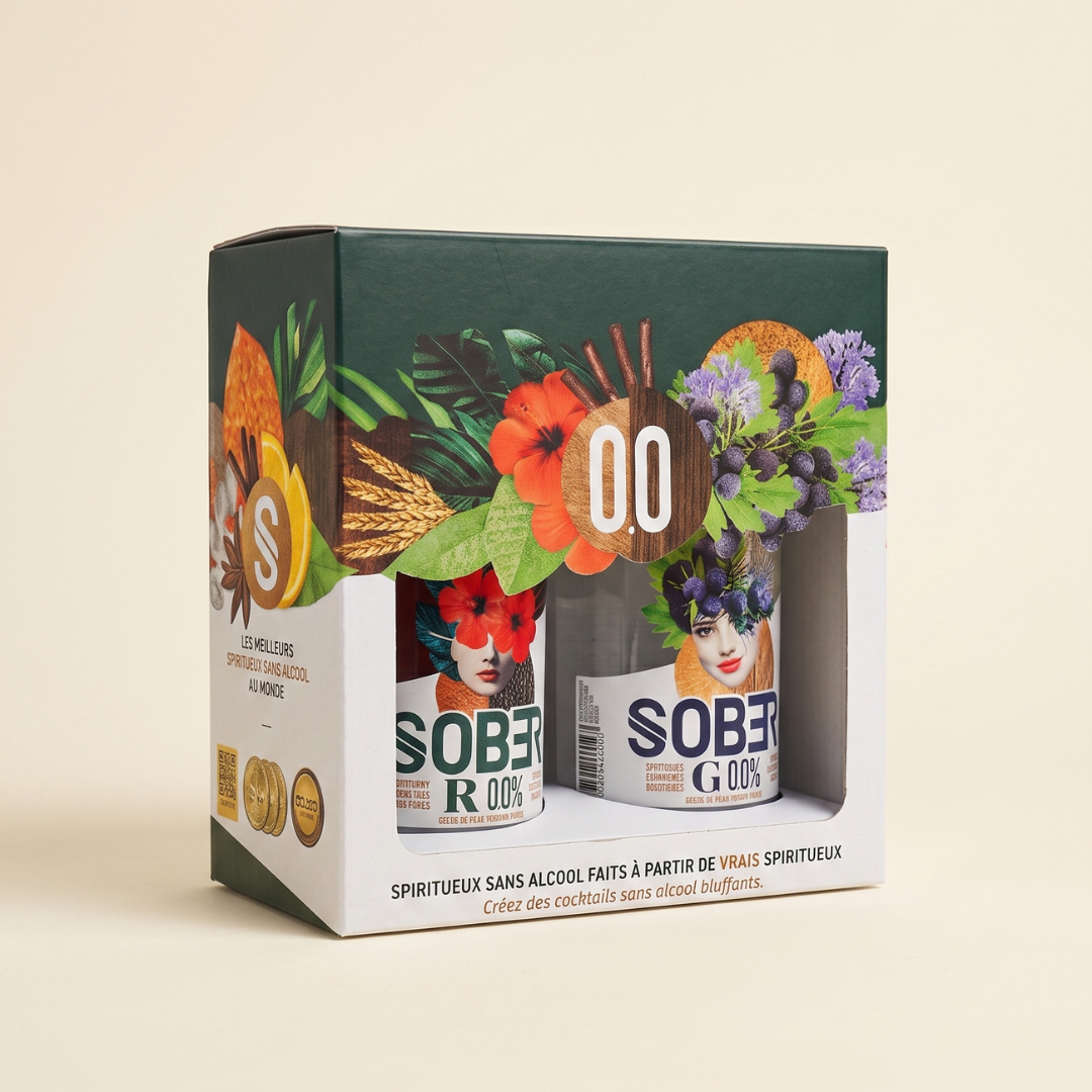 Sober Spirits Giftpack 2x200ml (includes free shipping)