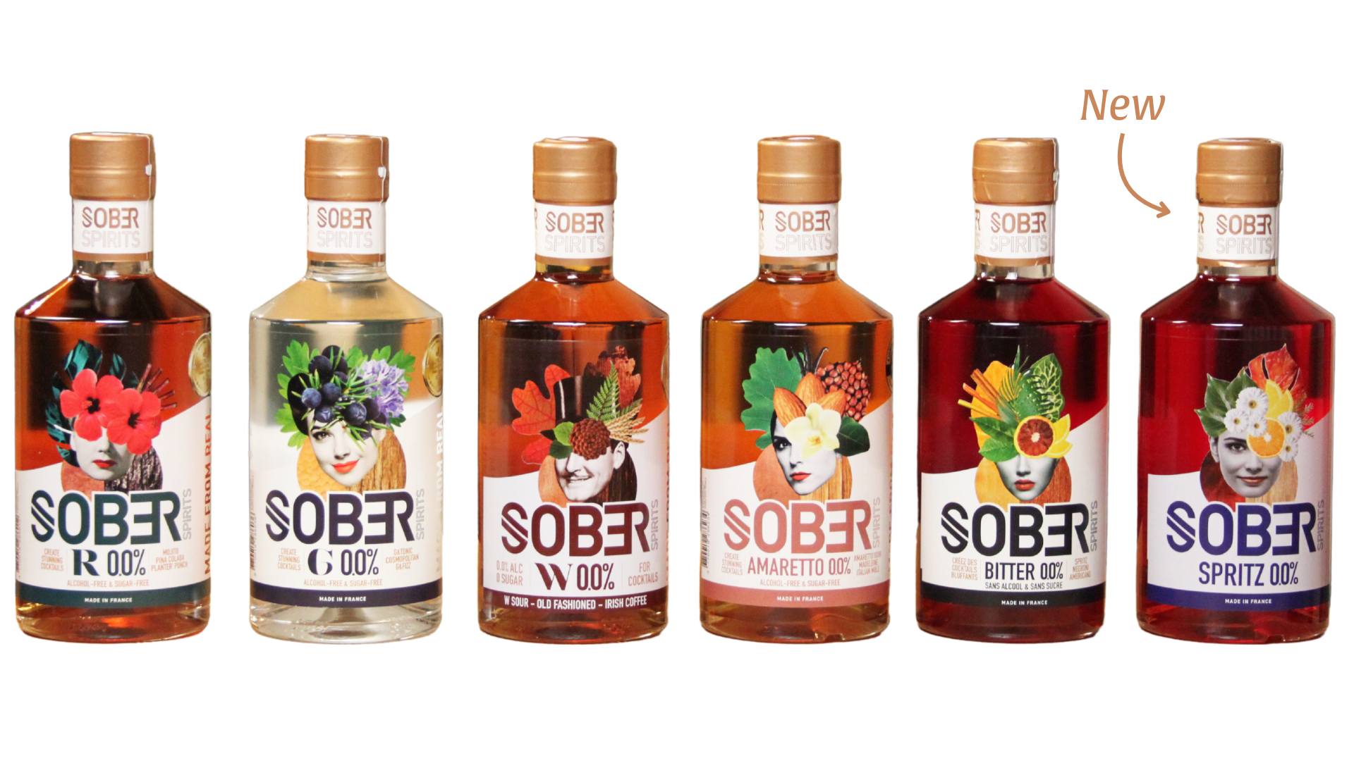 Sober Spirits non-alcoholic range